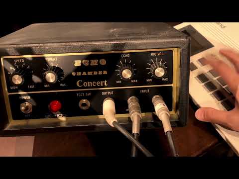 KASTAM ECHO CHAMBER Concert SS-100 ジャンク Kastam Concert Echo Chamber SS-100 1970s w/Tape cartridge | Reverb