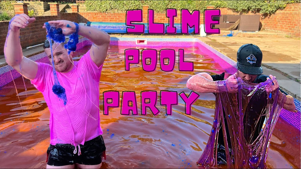 WE MADE A BIG SLIME POOL