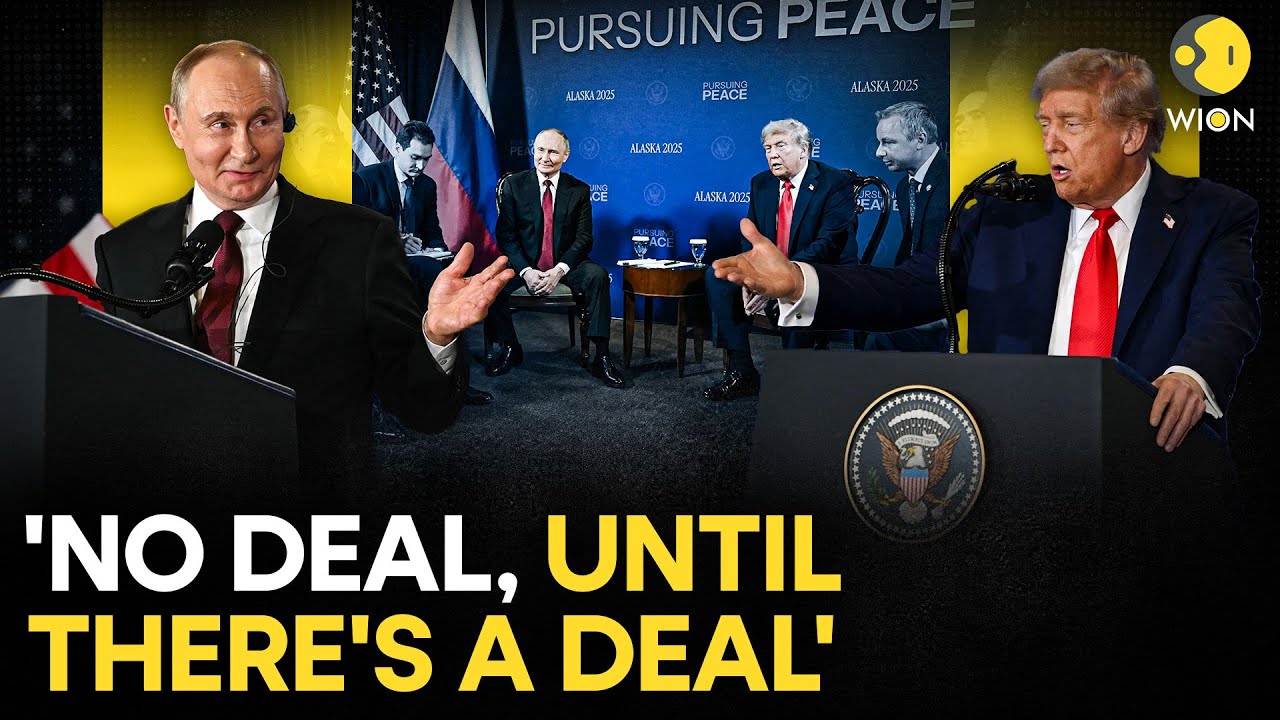 Trump LIVE:' No Deal, Until There's A Deal' | Trump-Putin Press Conference LIVE | Trump-Putin Alaska