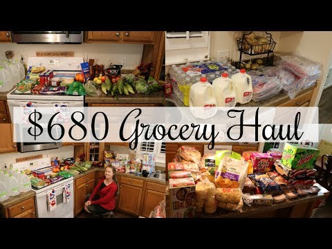 Grocery Haul || Over $680 || Sam's Club || Wal-Mart