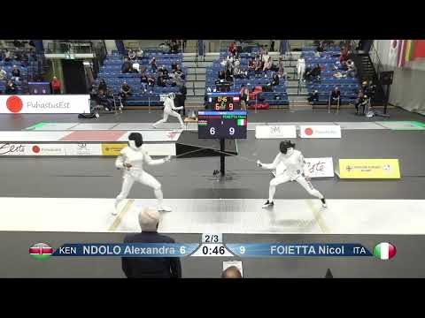 2022 80 T16 07 F E Individual Tallinn EST WC RED NDOLO KEN vs FOIETTA ITA