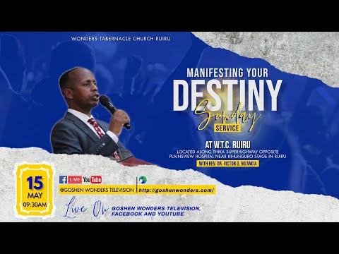 MESSAGE: DESTINY GREATNESS CHAPTER || MANIFESTING YOUR DESTINY SUNDAY SERVICE || 15TH MAY 2022