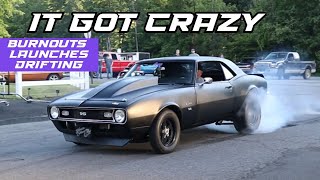 I Hosted My First Car Meet (It Got CRAZY) Burnouts, Launches, Drifting