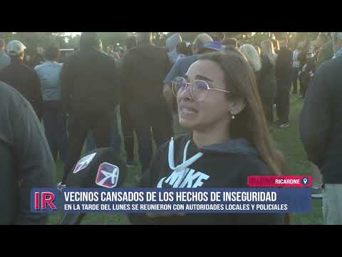Protesta en Ricardone por reiterados hechos delictivos