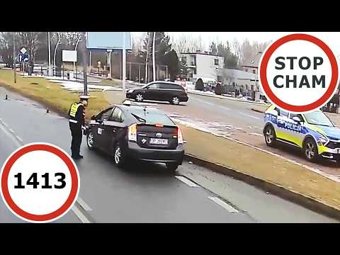 Stop Cham #1413 - Niebezpieczne i chamskie sytuacje na drogach