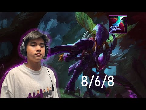 Spica TSM Stream - Khazix 8/6/8 Jungle vs Karthus Full Match - LCS