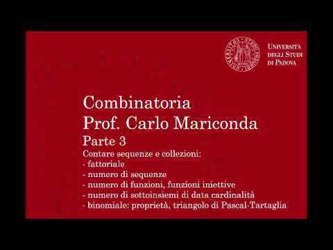 FAMP - Lezione 22, parte 1: Combinatoria 3