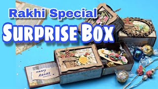 Double Sided Chocolate Box Card ~ Raksha Bandhan Gift for Brothers ~ Payal Bhalani