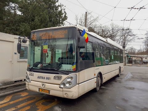 Cab View : Linia 66 : Spitalul Fundeni - Vasile Pârvan