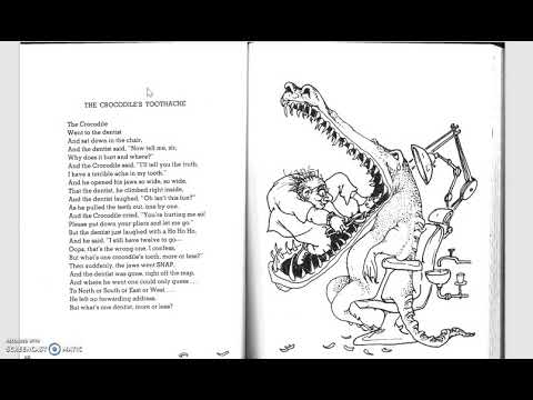 'The Crocodile's Toothache' | Poem by Shel Silverstein | kids poetry read aloud