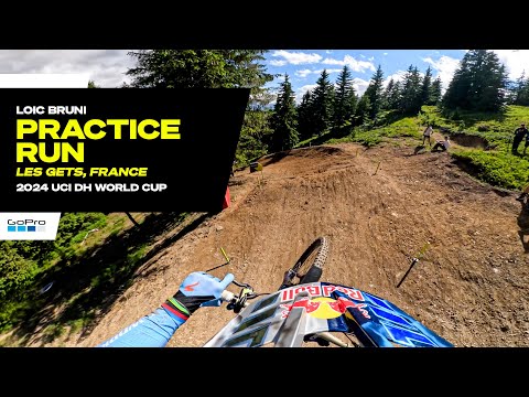 GoPro: Practice Runs with Loic Bruni at Les Gets - '24 UCI Downhill MTB World Cup