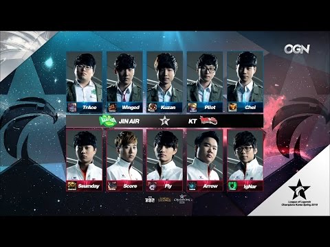 KT vs JAG Game 2 Highlights - KT ROLSTER vs JIN AIR GREENWINGS - LCK Week 6 - SPRING 2016