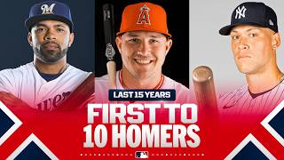Do you know the first player to hit 10 home runs each of the last 15 MLB seasons? ????