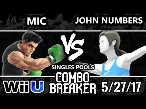 Combo Breaker 2017 Smash 4 - Mic (Little Mac) vs KPB HO3K | John Numbers (WFT) - WiiU Tournament