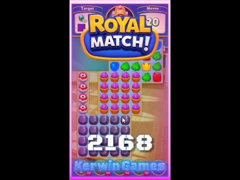 Royal Match Level 2168 - No Boosters Gameplay