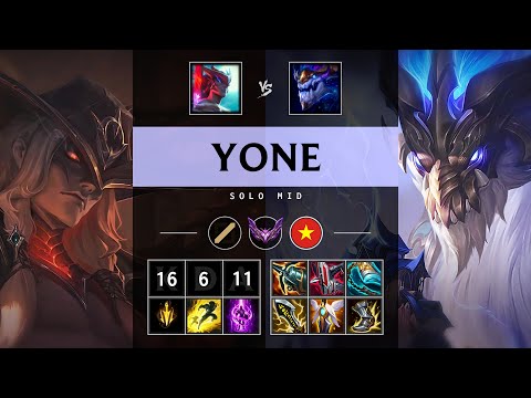 Yone Mid vs Aurelion Sol: Rampage - VN Master Patch 14.24