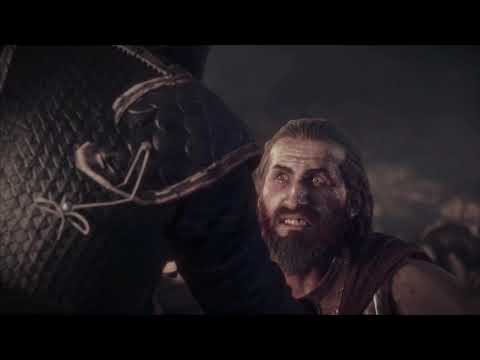 Leonidas gets killed flashback