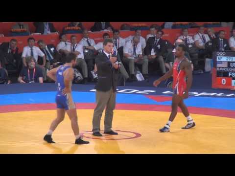Jordan Burroughs (USA) vs Denis Tsargush (RUS) 74kg