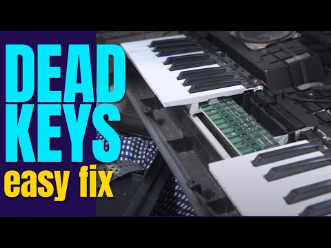 HOW TO FIX PIANO KEYBOARD KEYS NOT WORKING