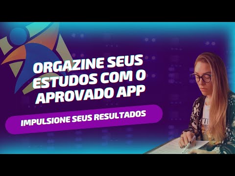 📱COMO ORGANIZAR SEUS ESTUDOS NO APP APROVADO