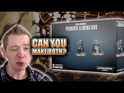 Primaris Eliminators & Phobos Lieutenant 40k Unboxing & Build