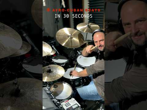 8 Afro-Cuban Beats on #drums in 30 Seconds!