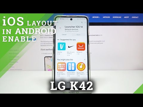 How to Apply iOS Menu in LG K42 - Download and Install iOS Launcher