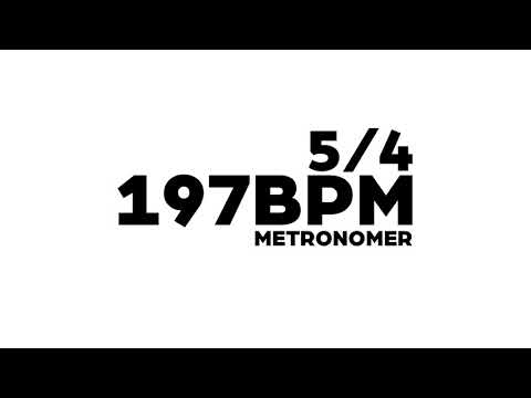 197 BPM Metronome 5/4