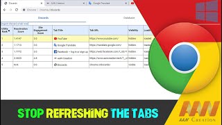 How to Stop Chrome From Refreshing the Tabs