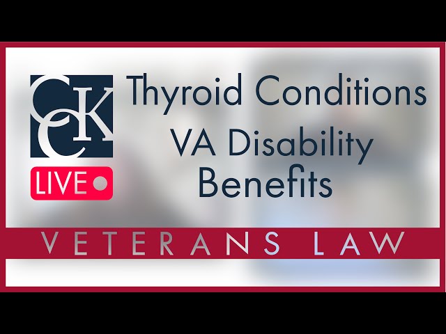 Thyroid Conditions VA Disability Ratings