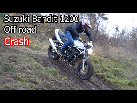 Suzuki Bandit GS 1200 Off road Crash