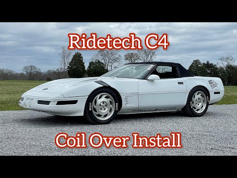 Ridetech Coil Over Suspension on a C4 Corvette!