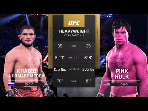 UFC 5 - Pink Hulk vs. Khabib Nurmagomedov - Eagle Fights ☝️🦅