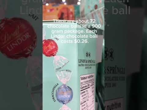 The Best Lindor Price in Canada #chocolate #lindor #lindt