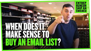 When Does It Make Sense to Buy an Email List?