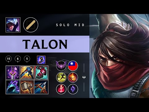 Talon Mid vs Qiyana - TW Master Patch 26.01