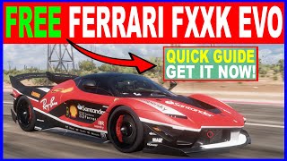 Forza Horizon 5 How To Get and Unlock FREE Ferrari FXX K EVO 2018 Quick Guide