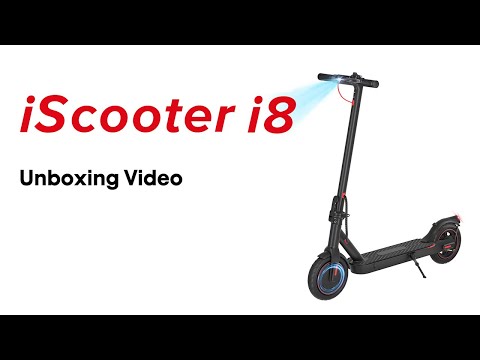 How to Assemble i8 Commuting Electric Scooter | iScooter i8 Unboxing