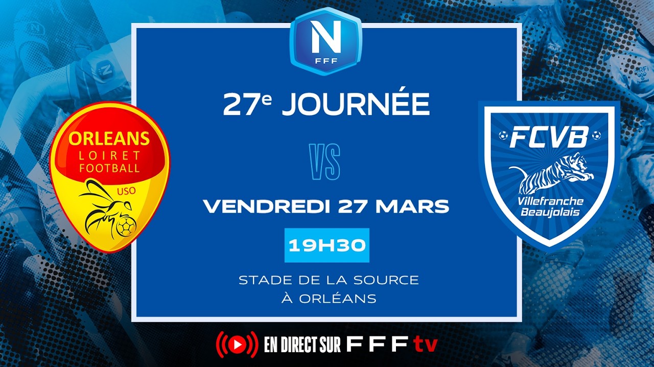 US Orléans vs Villefranche Beaujolais Highlights