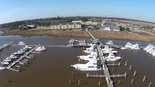preview picture of video 'Marina in Georgetown, SC Drone Flight'