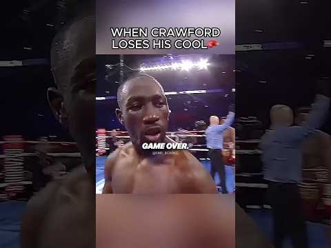 When Crawford Lost His Cool Against Benavidez Jr