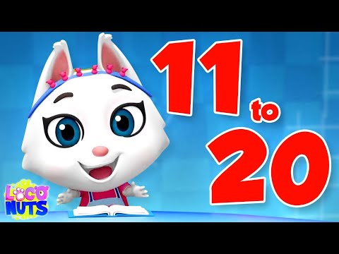 Numbers Song, Learn Numbers from 11 to 20 and Educational Videos for Babies