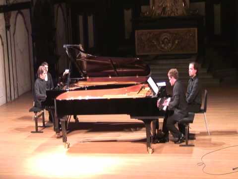 Lucas Blondeel and Severin von Eckardstein play Rachmaninov, suite nr.1 for two pianos