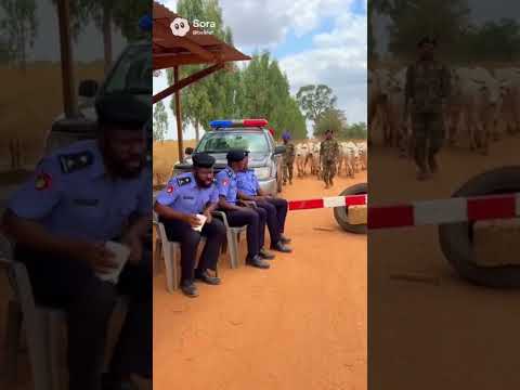 Police ran away after spoting fulani people #DonaldTrump #nigeria #america #UnitedStates