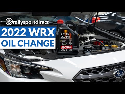 2022 WRX Oil Change
