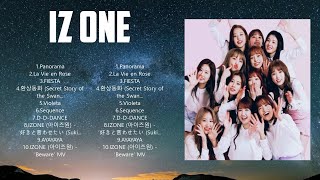 Download lagu I Z   O N E  Greatest Songs ~ New Playlist ~ Popular Songs mp3