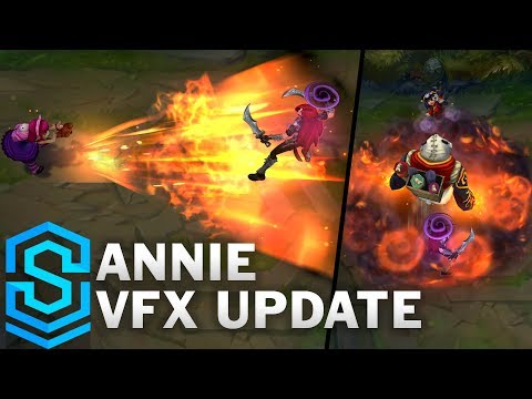 Annie Visual Effect Update Comparison - All Skins | League Of Legends