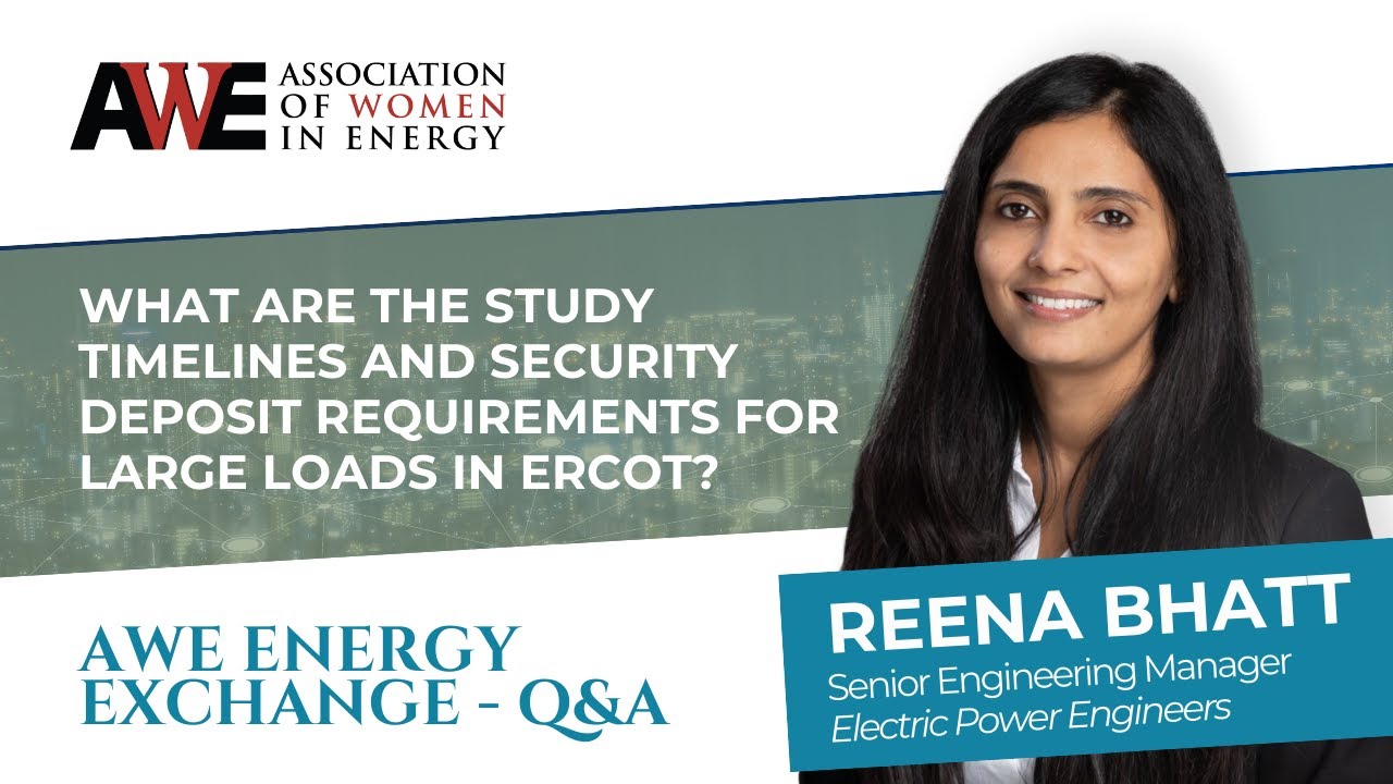 What are the study timelines and security deposit requirements for large loads in ERCOT?