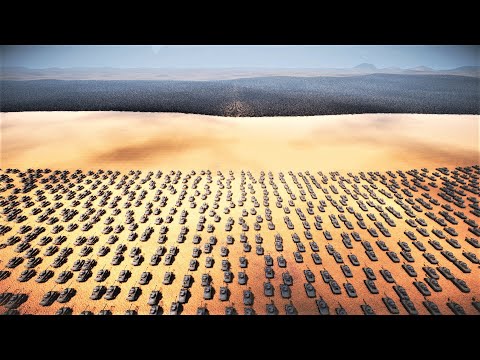2.5 Million Modern Soldiers Vs 4,000 WW2 Sherman Tank | Ultimate Epic Battle Simulator 2 | UEBS2