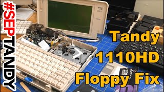 Tandy 1110HD Floppy Refurb: First Boot - #SepTandy